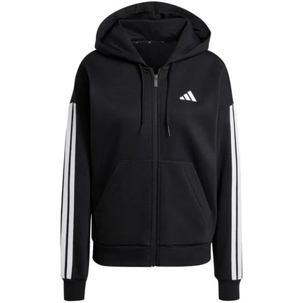adidas Bazinės 3 juostelių su pilnu užtrauktuku džemperis su kapišonu W JE1283