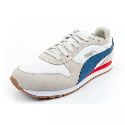 Puma vyriški sportbačiai ST Miler, madingi, patogūs, šviesiai pilki, balti