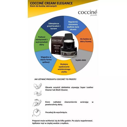 CREAM ELEGANCE Coccine Medium Brown Shoe Care Cream