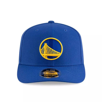 New Era 9SEVENTY Golden State Warriors NBA komandos mėlynas „Stretch Snapback“ stiliaus kepurė - 60755456
