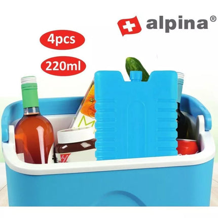 4 x 220 ml MĖLYNAS Šaldytuvo įdėklas