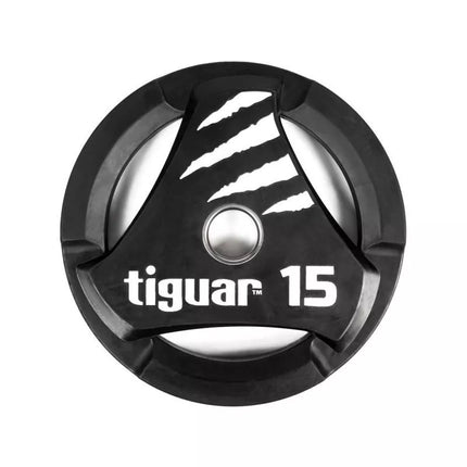 Tiguar PU olimpinė 15 kg lėkštė TI-WTPU01500