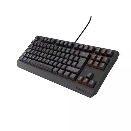 GENESIS Thor 230 TKL žaidimų klaviatūra USB Ispaniška QWERTY Juoda