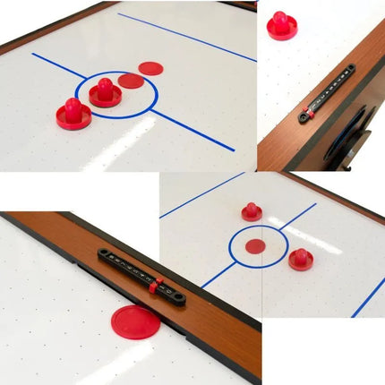 3-in-1 ROTARY GAME TABLE, BILLIARDS, TABLE FOOTBALL, AIR HOOK-UP 121x89x84.5CM