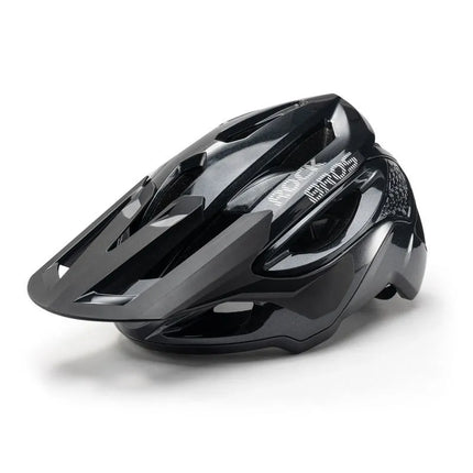 Rockbros LK-99 Mountain Bike Helmet with Adjustable Visor and Magnetic Closure 58-62 cm - Black