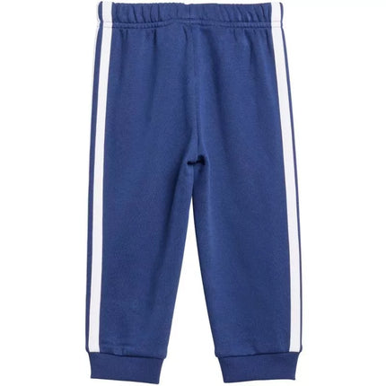 adidas Essentials Tiberio 3 Dryžuotas Fleece Sportinis Kostiumas Vaikams Mėlynas KC6004