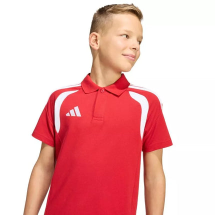 adidas Tiro 26 League Polo T-shirt for kids red KF3408