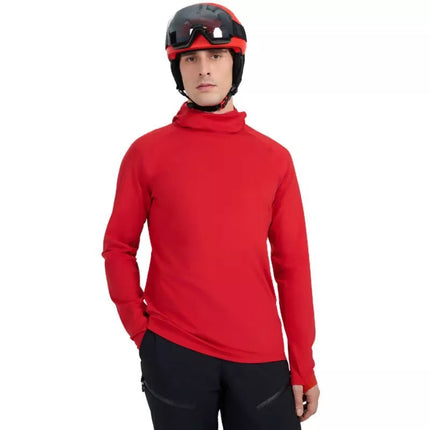 Men's thermal sweatshirt 4F M100 dark red 4FWAW25UBRUM100 61S
