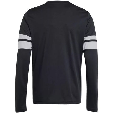 Vaikiškas adidas Squadra 25 džersis ilgomis rankovėmis, juodos ir baltos spalvos JJ0047