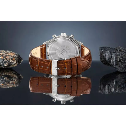 Men's Watch Giewont Chronograph Sapphire Brown Blue GW6310-A5