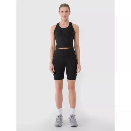 Women's quick-drying training crop top 4F 4FWSS25TFSLF413-20S