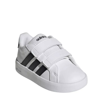 Adidas Grand Court 3.0 vaikiški bateliai, balti, HP3534