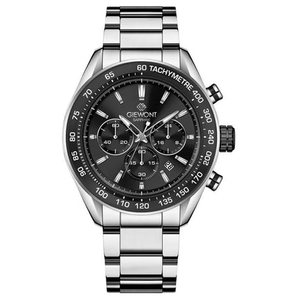 Vyriškas laikrodis Giewont Chronograph Safyrinis Sidabrinis Juodas GW9580-B1