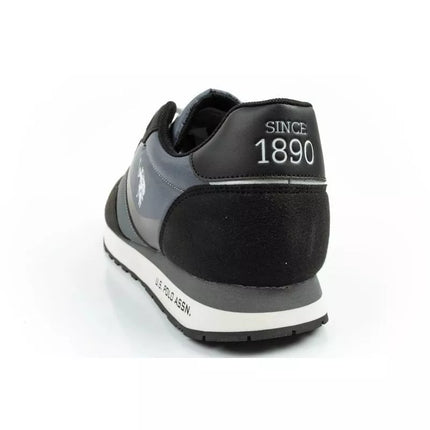 US Polo Assn sports shoes sneakers men's fashionable comfortable gray