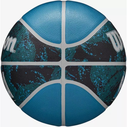 WILSON NBA DRV PLUS VIBE krepšinio kamuolys WZ3012602XB7 7 dydžio juoda mėlyna