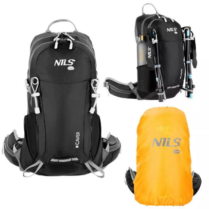 NC1950 BLACK CAVERN TOURIST BACKPACK 18L NILS CAMP