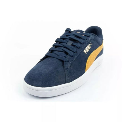 Vyriški sportbačiai Puma Smash 3.0, odiniai, klasikiniai, madingi, tamsiai mėlyni Puma