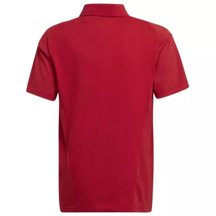 adidas Tiro 23 Competition Cotton Polo T-shirt for kids red HI4715