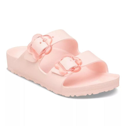 Birkenstock vaikiškos basutės ARIZONA FLOWER EVA KIDS 1031271 LIGHT ROSE (siauras prigludimas)