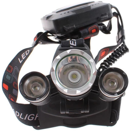 GRUNDIG DELUXE 1 LED and 2 COB TOURIST HEADLAMP