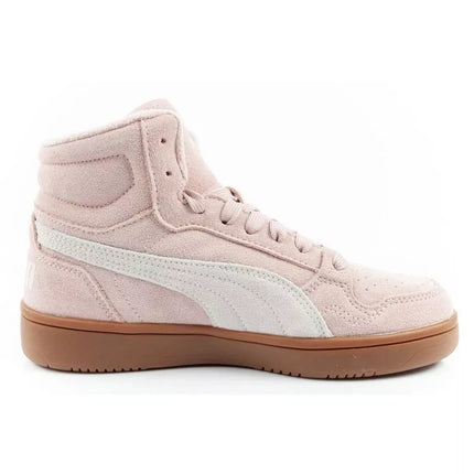 Puma Reb-L Mid women's sports shoes powder pink ankle boots for winter