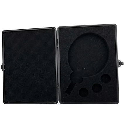 CASE COVER FOR RACKET AND 3 BALLS FOR TABLE TENNIS JOOLA ALU LASER BLACK