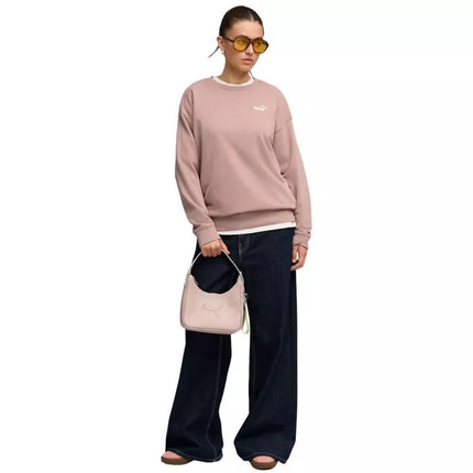 Puma ESS Small No. 11 Logo Relaxed Crew Women's Sweatshirt Pink 684975 88