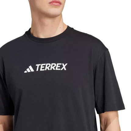 Vyriški adidas Terrex Classic Logo marškinėliai, juodi JF9143