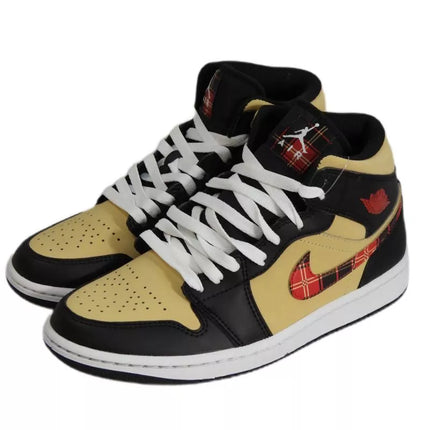 Originalūs Air Jordan 1 Mid Tartan Swoosh Vyriški Kedai - DZ5329-001