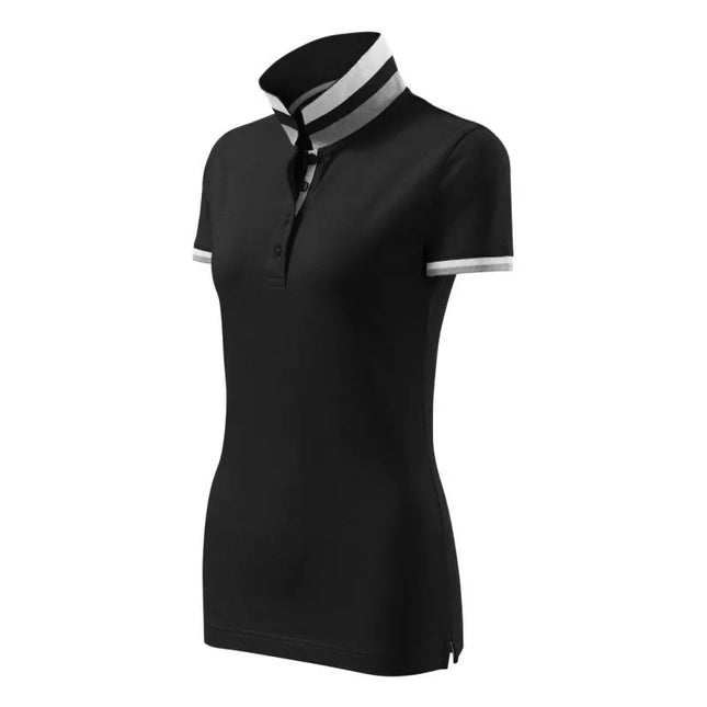 Malfini Collar Up W MLI-25701 Juoda Polo Marškinėli