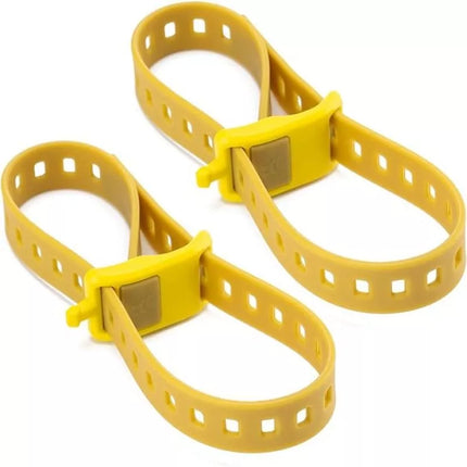 Qunature fastening straps 2 pcs 46cm yellow