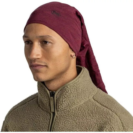BUFF MERINO MIDWEIGHT MELANŽINĖ TIBETO RAUDONA BANDANA