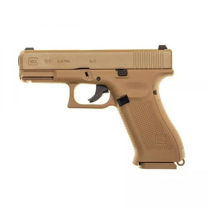 Glock 19X 4.5mm smėlio spalvos CO2 šratinis pistoletas