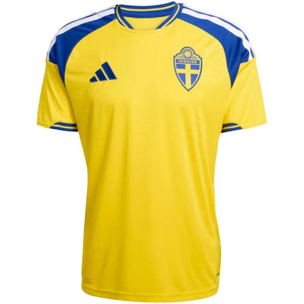 Men's adidas Sweden 26 Home Jersey yellow and blue JM5814