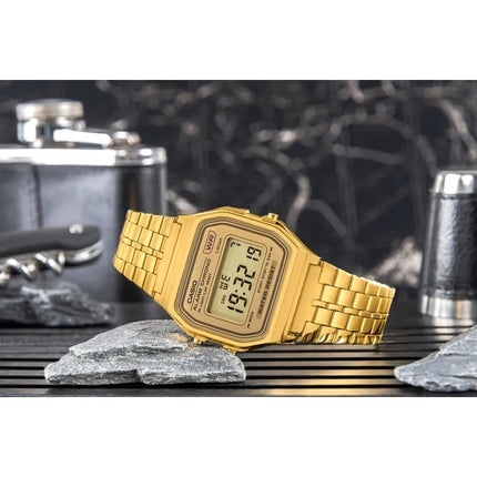 CASIO Vintage A158WETG-9AEF watch + BOX