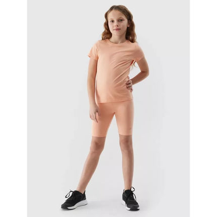 100% cotton plain girls' T-shirt 4F Junior