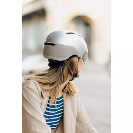 HJC CALIDO PLUS Silver Bicycle Helmet PEARL GREYISH SILVER rM