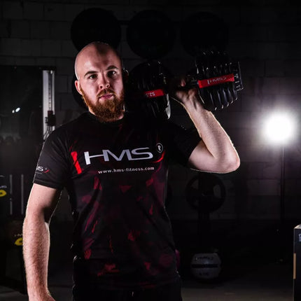 HMS 52 svarų reguliuojamas štangos komplektas SR52