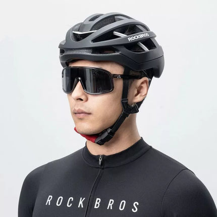 Rockbros HC-58BK-L Dviračio šalmas 58-61 cm - Juoda ir Pilka