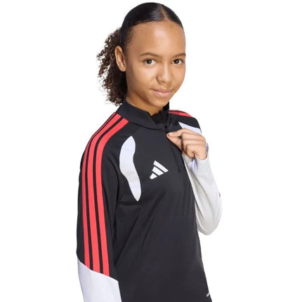 adidas Tiro 26 Competition Training Top Kids Sweatshirt Black, White, and Red KC3783