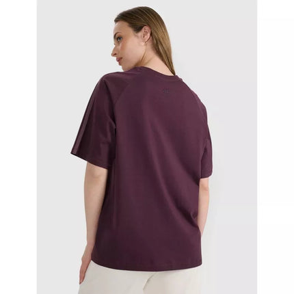 Moteriški oversize marškinėliai su spauda 4F 4FRSS25TTSHF2791-50S