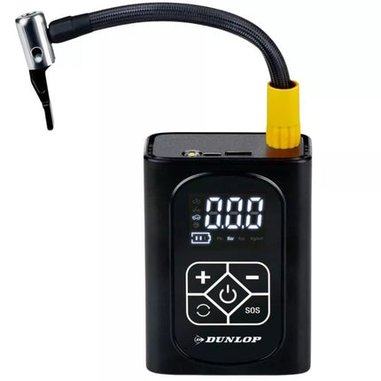 DUNLOP Skaitmeninis automobilinis kompresorius 150 PSI su Powerbank funkcija
