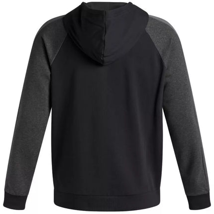Vyriškas Under Armour Rival Fleece spalvotas džemperis su gobtuvu juodas 6003958 001