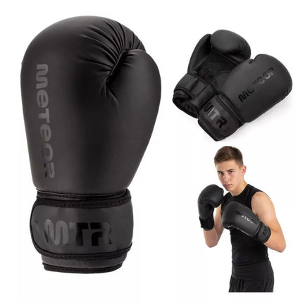 Meteor 10 uncijų treniruočių bokso pirštinės, Velcro, PU