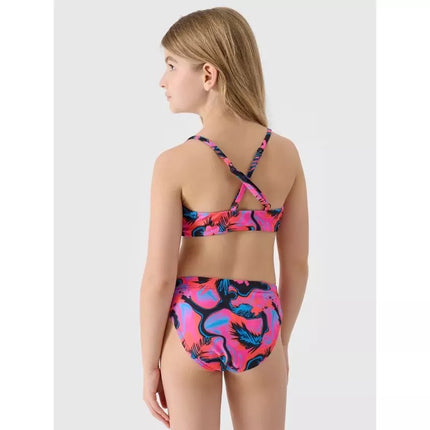 Girls' two-piece swimsuit 4F JUNIOR 4FJWSS25UBKSF046-90A