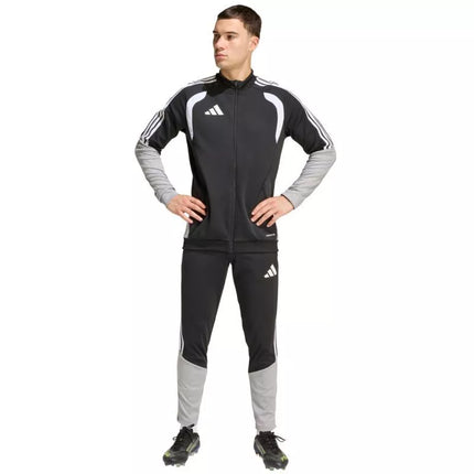 Men's adidas Tiro 26 Competition Training sweatshirt black, gray, and white JX4260