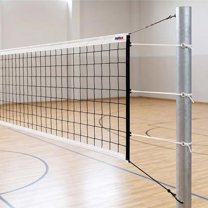 PROFESSIONAL VOLLEYBALL NET WITH ANTENNAS BLACK IV mlw NETEX
