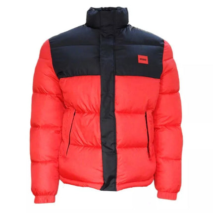 Hugo Boss tiesaus kirpimo žieminė striukė su stovinia apykakle - 50496244-693