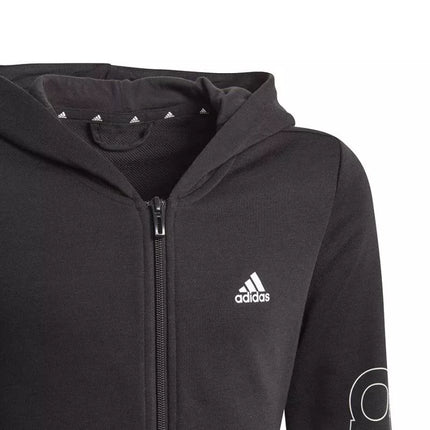 Adidas "Essentials" logotipo džemperis su užtrauktuku jaunimui GN4050