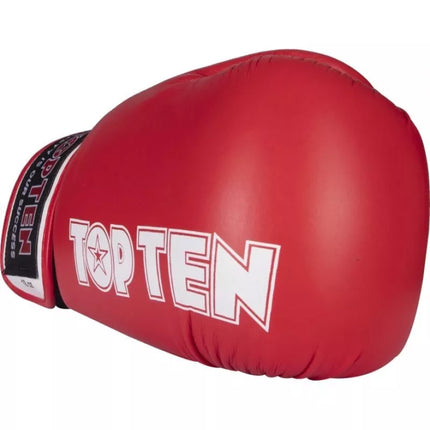TOP TEN "FIGHT" RTT-2 Boxing Gloves 10 oz (WAKO APPROVED)